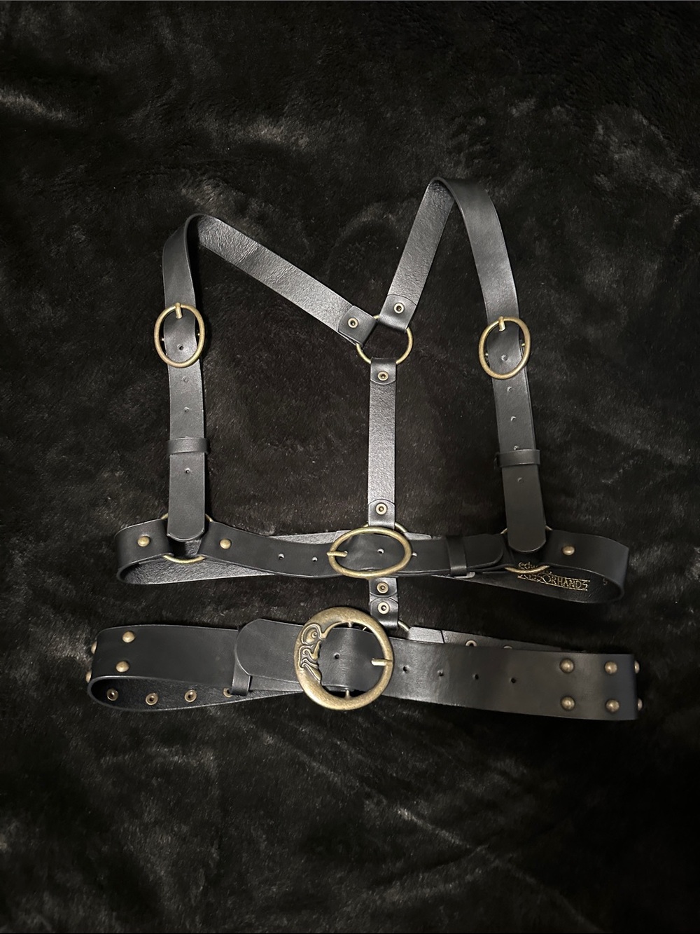 DISCONTINUED La Femme En Noir Edward Scissorhands Harness Size Small - Picture 3 of 4